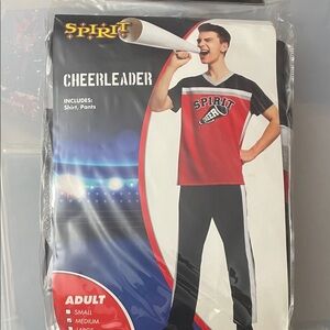 Spirit Red and Black Cheerleader Outfit